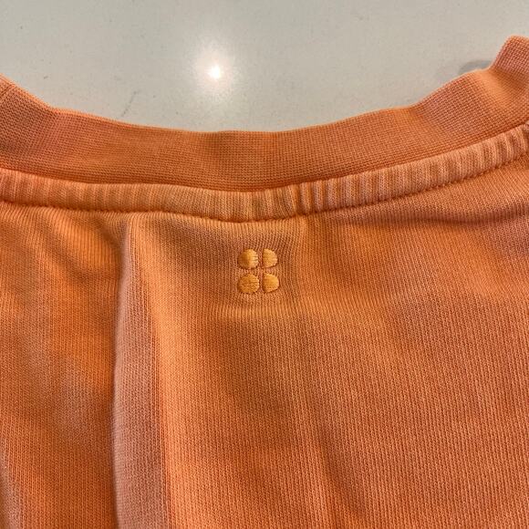 Sweaty Betty After Class Crop Sweatshirt Orange Size Small 4-6 - Picture 5 of 9